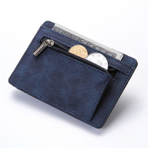 Magic Wallet With Coin Pocket - Blue